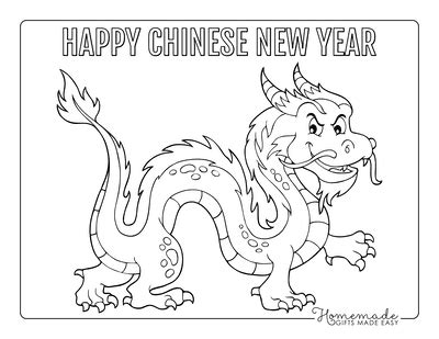 Free Dragon Coloring Pages for Kids & Adults