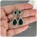 Green Crystal Jewelry Emerald Colour Jewelry Set Bridal - Etsy