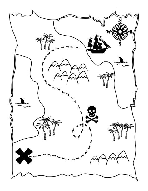 Printable Treasure Map Kids Activity – Let's DIY It All – With Kritsyn Merkley