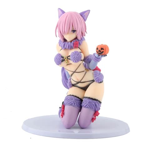 Fate Grand Order Shielder Mash Kyrielight Figure Halloween Cosplay Model Doll With Box 5" 13cm ...