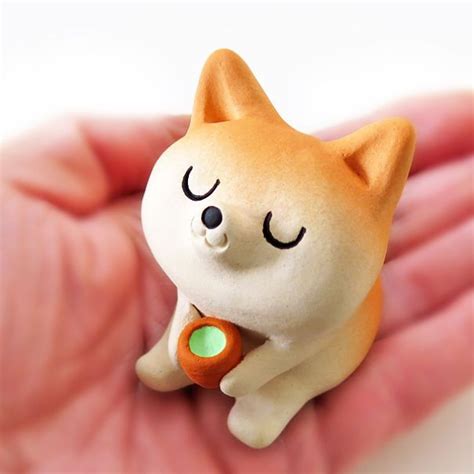 My Shiba Inu Ceramics That I Create To Bring Smiles To People’s Faces | Art toy, Shiba inu, Clay ...