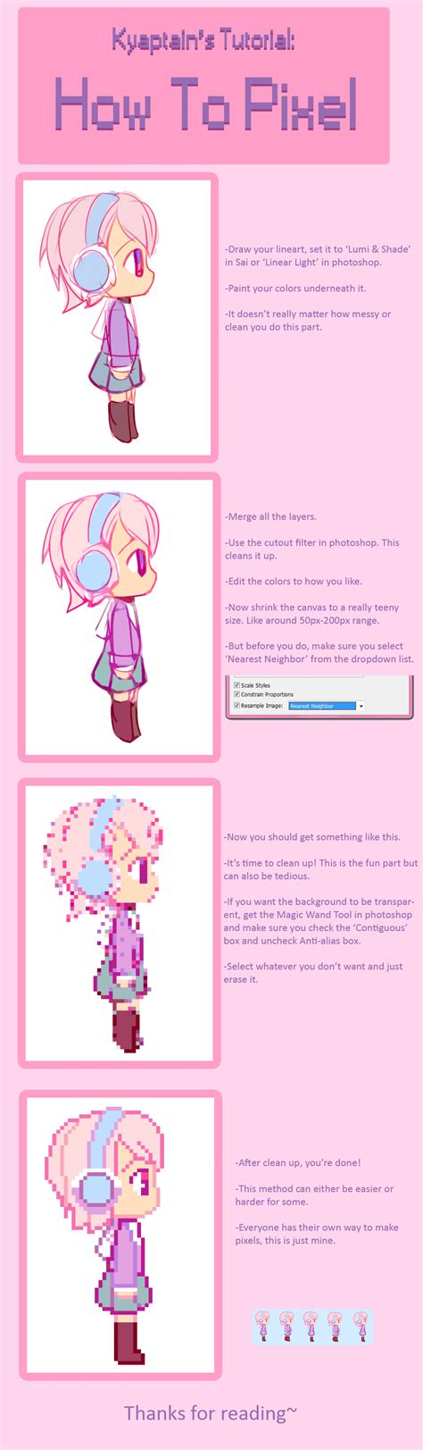 How To Pixel by kyaptain on DeviantArt (With images) | Pixel art ...