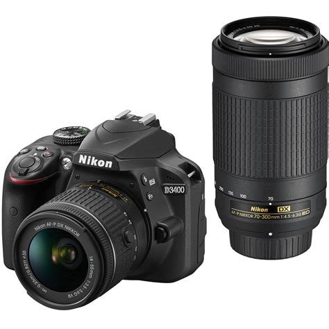 Nikon D3400 DSLR Camera with 18-55mm and 70-300mm Lenses 1573