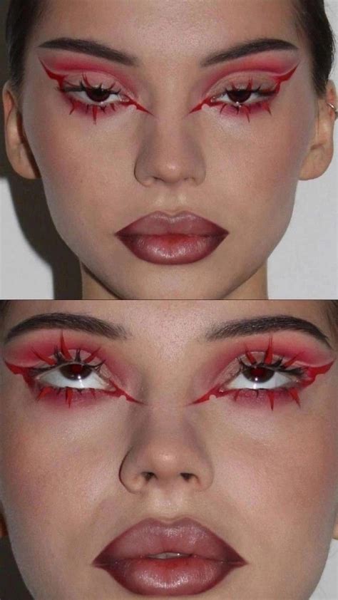 Unique Makeup, Edgy Makeup, Creative Makeup Looks, Grunge Makeup, Pretty Makeup, Fashion Makeup ...