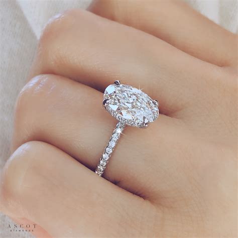 2 carat Oval Diamond Ring – Ascot Diamonds