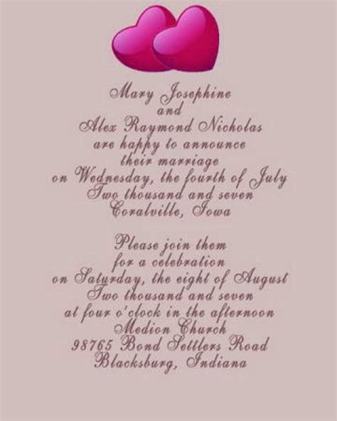 Wedding Pictures Wedding Photos: Pictures of Wedding Invitation Wording Suggestions
