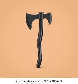 Ancient Battle Axe Double Blade Fantasy Stock Illustration 2207286909 | Shutterstock