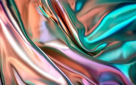 Premium AI Image | Holographic iridescent textured wallpaper