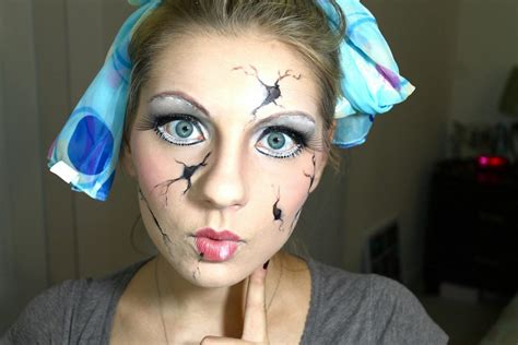 8 Cracked Doll Halloween Makeup Tutorials For A Cute & Creepy Costume — VIDEOS