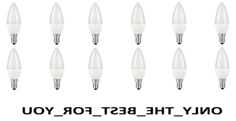 12 LED Light Bulbs Candelabra E12 3W 270Lmn