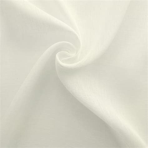 120" European 100% Linen Scrim Fabric Ivory 25 yard roll - Fabric Direct