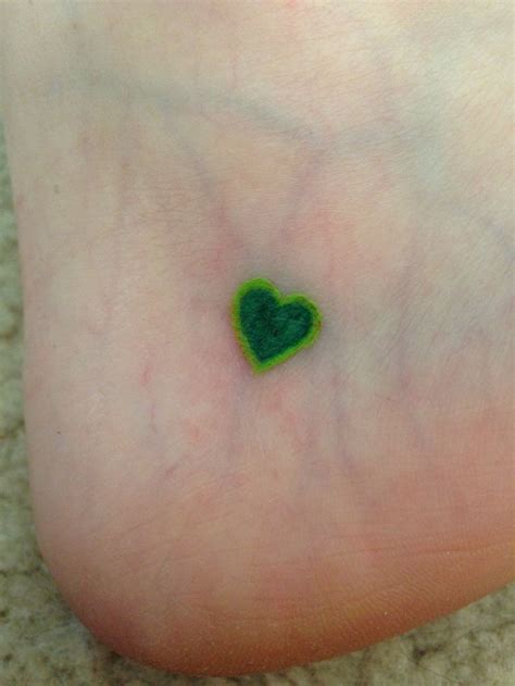 Green heart tattoo.. I must get before my next birthday | Trendy tattoos, Heart tattoo, Tattoo ...