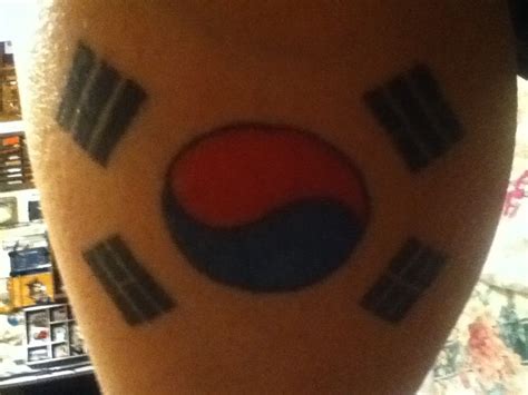 South Korean Flag Flag Tattoo, I Tattoo, Korean Flag, Tattoo Ideas, South, Aesthetic, Outfits ...