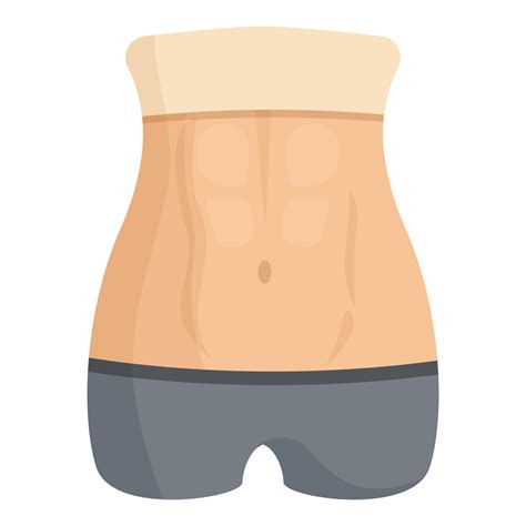 Care abdomen icon cartoon vector. Diet body 22864494 Vector Art at Vecteezy