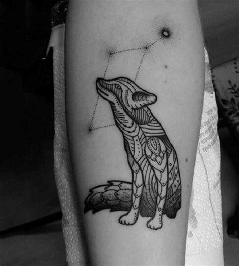 Tribal Designed Fox Tattoo. Foxes tattoos goes well with the tribal ...