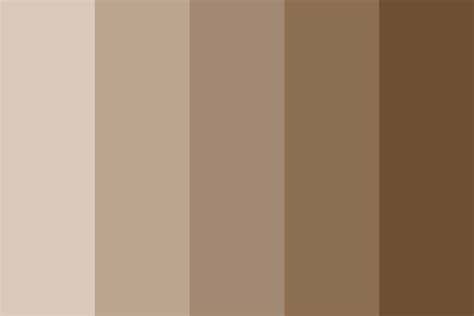 Brown Beige Color Palette - Small doses of beige can be added to separate two dark colors in a ...