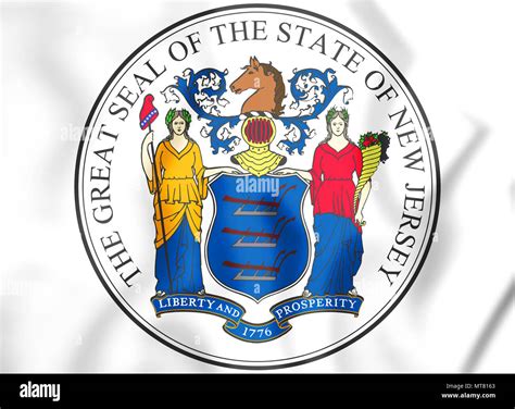 State seal new jersey hi-res stock photography and images - Alamy