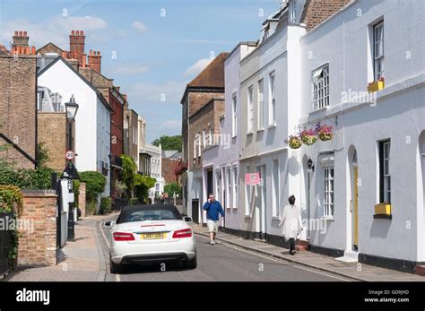 Period houses on Church Street, Old Isleworth, London Borough of Hounslow, Greater London ...