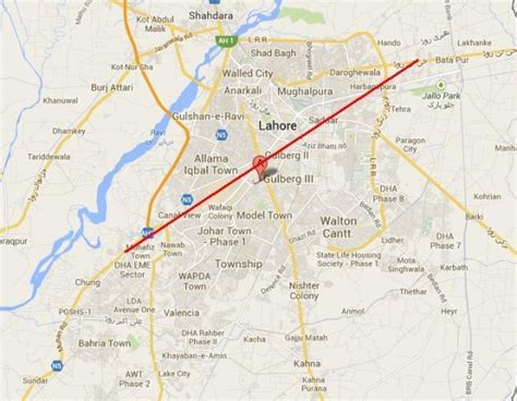 Lahore Metro Train Route Map – Paki Mag