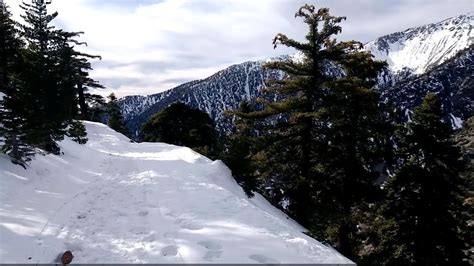 Winter hike to Mt Baldy Tuesday January 7 - YouTube