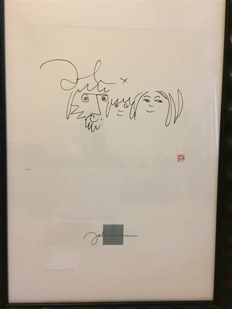 I have two Lennon lithographs that are signed and numbered (190/5000 ...