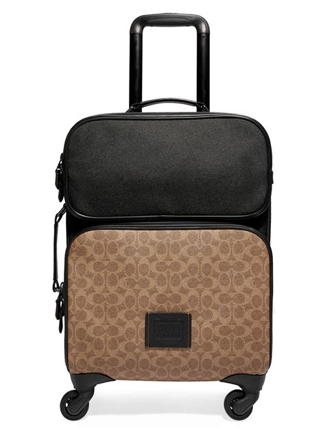 COACH®: Academy Travel Wheeled Carry On In Signature Canvas | lupon.gov.ph