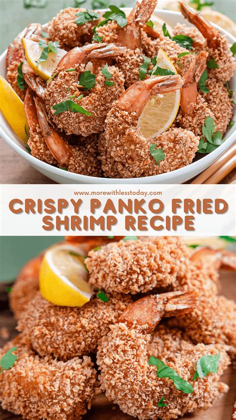 Crispy Panko Fried Shrimp Recipe - More With Less Today