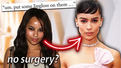 Zoe Kravitz (Catwoman): What happened to her CHEEKBONES? - Surgery ...