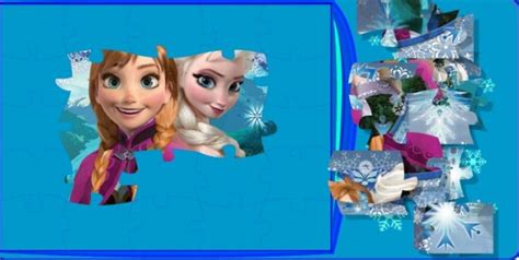 Elsa i Anna - puzzle - Gry dla Dzieci, Czas Dzieci