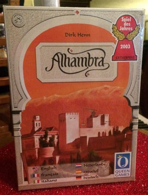 Alhambra Board Strategy Game by Queen and Dirk Henn QNG60373F NEW ...