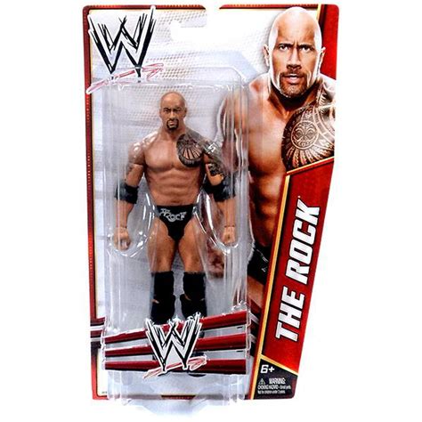 WWE Wrestling Signature Series The Rock Action Figure - Walmart.com ...