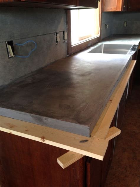 Image Of Concrete Countertop Edge Forms Home | Diy concrete countertops ...