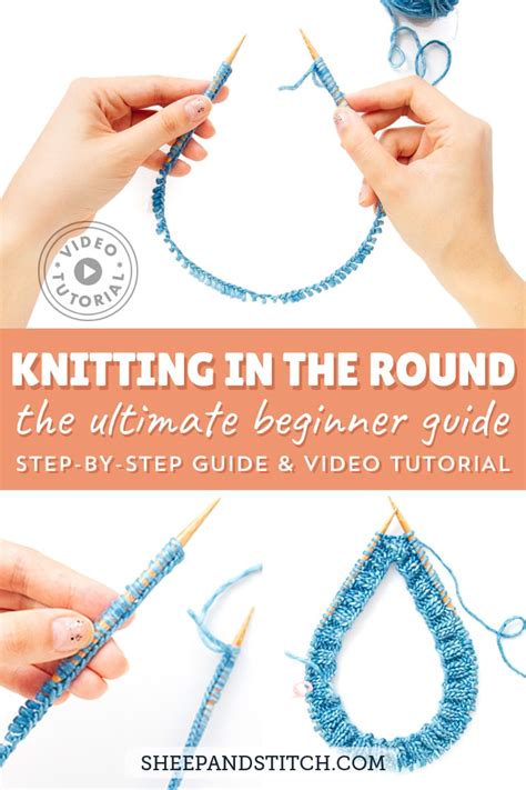 Knitting in the Round with Circular Needles for Beginners - Sheep and ...