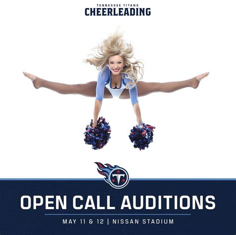 2019 NFL Tennessee Titans Cheerleaders Auditions Info