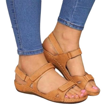 Promotion Clearance 2021 Summer Women Sandals Wedge Sandals Plus Size ...