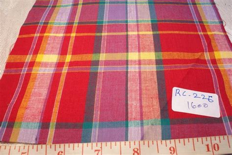 Madras plaid, madras fabric, preppy plaid or Madras - MADRAS FABRIC