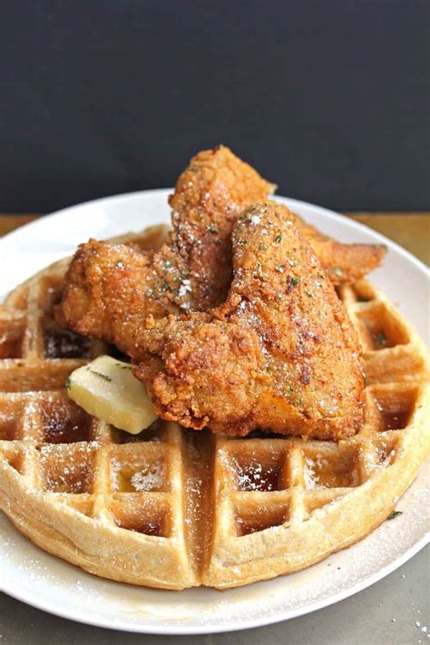 Extra Crispy Chicken And Waffles {Black Folks Recipe!}