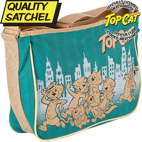 Top Cat Satchel Bag Retro Cartoon TV Series Accessory School Bags Luggage