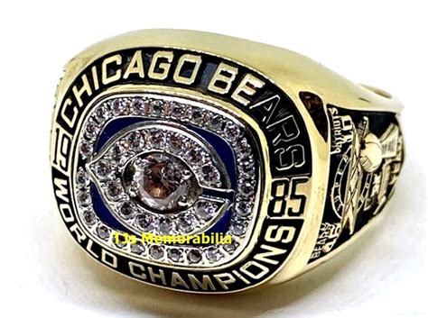 1985 CHICAGO BEARS SUPER BOWL XX CHAMPIONSHIP RING & ORIGINAL ...