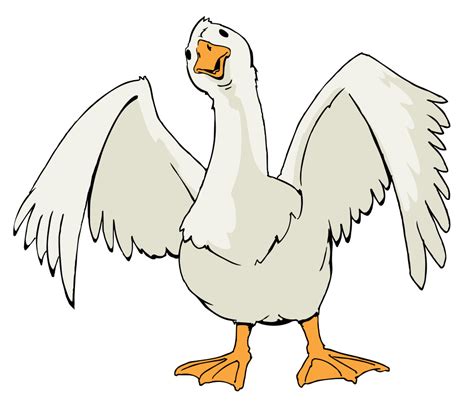 Goose clipart cartoon, Goose cartoon Transparent FREE for download on ...