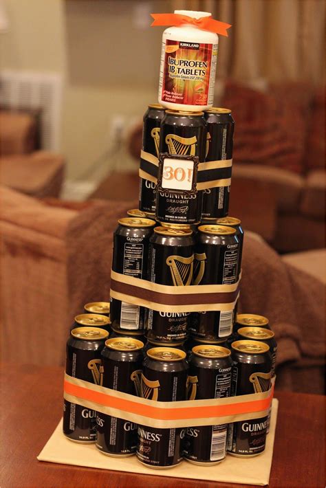 Fun 30th Birthday Gifts for Him Beer Cake Such A Good Idea Party Ideas Man Birthday | BirthdayBuzz