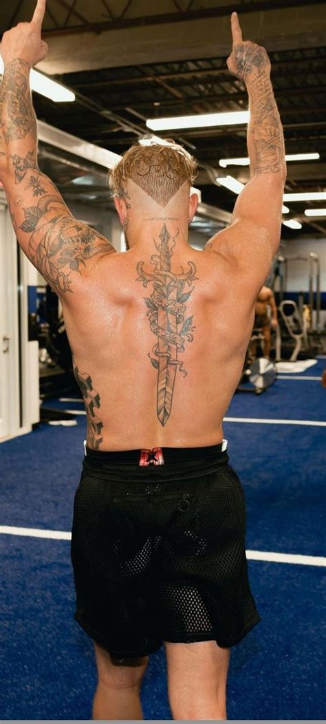 Jake Paul's Spine Tattoo: A Bold Statement