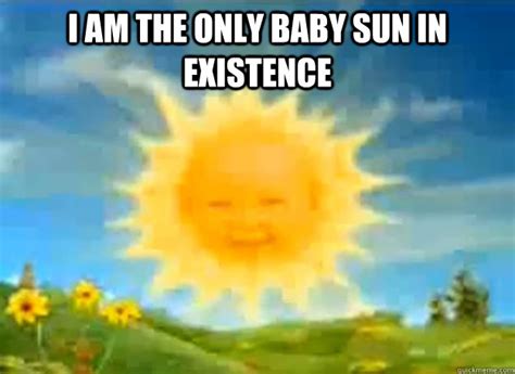 here comes the sun - Teletubbies - quickmeme