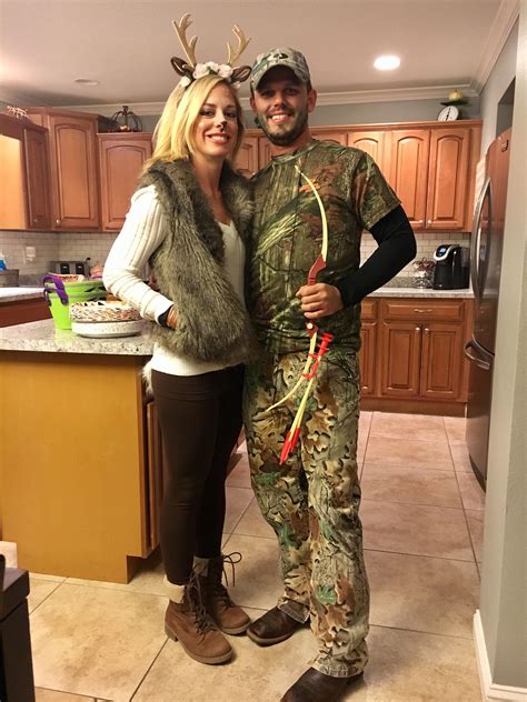 Couples Halloween Costume Deer and Hunter | Couples halloween outfits, Deer halloween costumes ...