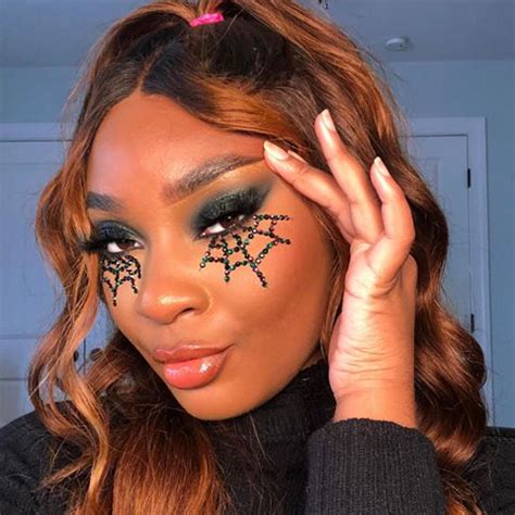 Try Sparkly Spiderweb Makeup for an Easy Halloween Costume | Tutorial ...