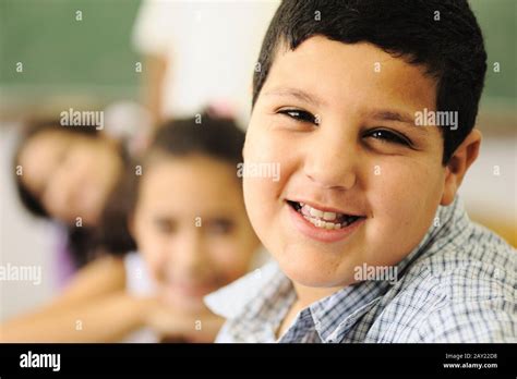 Children at school classroom Stock Photo - Alamy