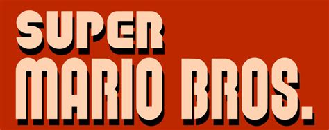 Super Mario Bros. logo by RingoStarr39 on DeviantArt