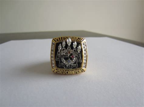 2005 Super bowl XL CHAMPIONSHIP RING Pittsburgh Steelers MVP Player Hines Ward 11S Solid Back