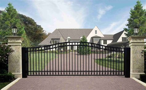 Single Swing Driveway Steel Gate - Dublin Style - DMV Gates & Security