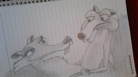 scrat and scratte by wawysalinas on DeviantArt